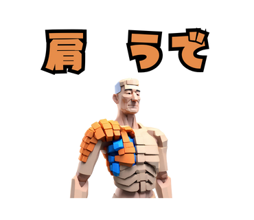 肩 うで